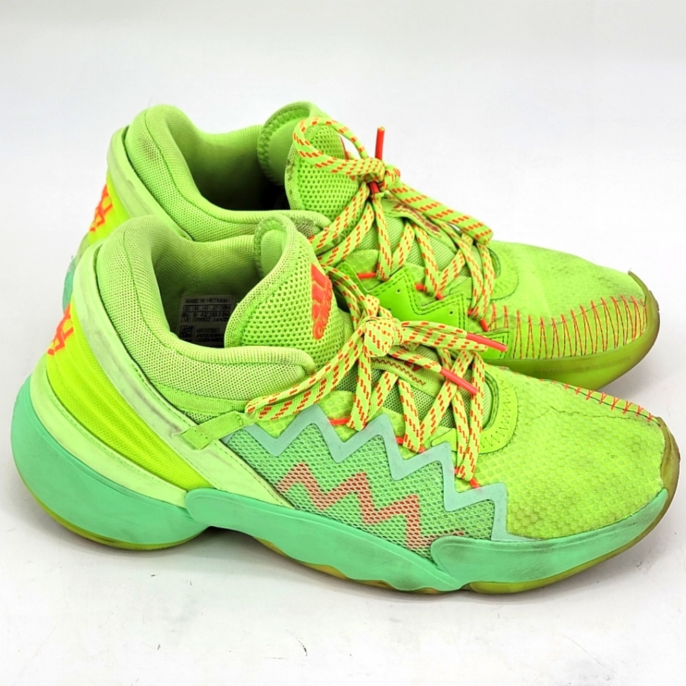 Mens Adidas X Marvel D.O.N. Issue 2 Spidey Sense Basketball Shoes FU7385 Sz 8.5